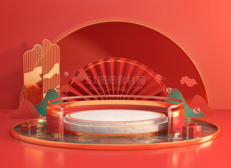 高清大图红色素材背景场景图2341600495