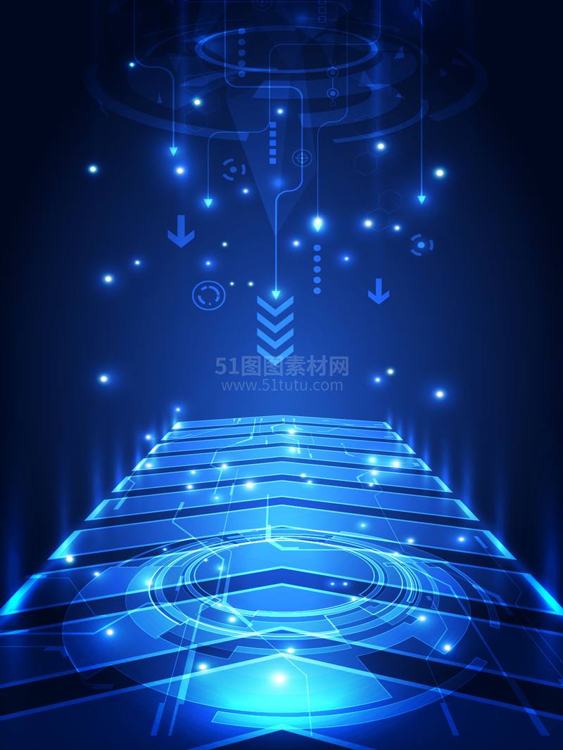 科技背景人工智能未来场高清景图2341500977