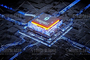 芯片CPU科技背景场景设计参考图23071501490