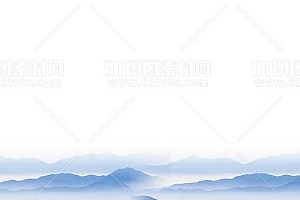中国风景上水图笔墨画PNG免扣图背景透明图23110600019