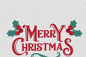 圣诞节素材PNG透明背景免抠图圣诞树老人雪花00029