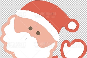圣诞节素材PNG透明背景免抠图圣诞树老人雪花00039