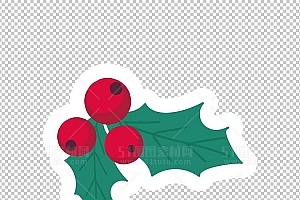 圣诞节素材PNG透明背景免抠图圣诞树老人雪花00046