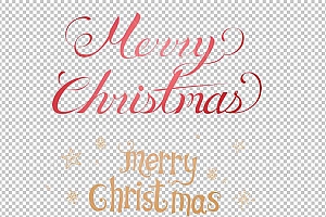 圣诞节素材PNG透明背景免抠图圣诞树老人雪花00093