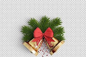 圣诞节素材PNG透明背景免抠图圣诞树老人雪花00203