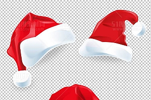 圣诞节素材PNG透明背景免抠图圣诞树老人雪花00289