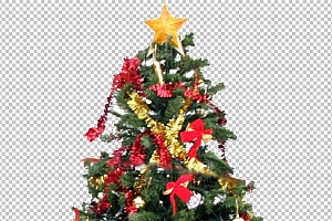 圣诞节素材PNG透明背景免抠图圣诞树老人雪花00521