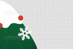 圣诞节素材PNG透明背景免抠图圣诞树老人雪花00650