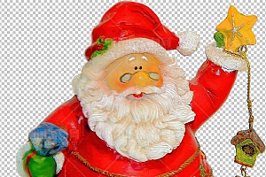 圣诞节素材PNG透明背景免抠图圣诞树老人雪花00658