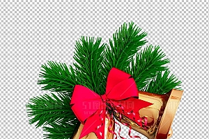 圣诞节素材PNG透明背景免抠图圣诞树老人雪花00751
