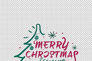圣诞节素材PNG透明背景免抠图圣诞树老人雪花01193