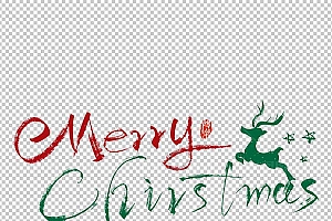 圣诞节素材PNG透明背景免抠图圣诞树老人雪花01199