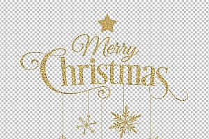 圣诞节素材PNG透明背景免抠图圣诞树老人雪花01240
