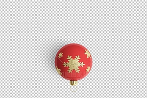 圣诞节素材PNG透明背景免抠图圣诞树老人雪花01264