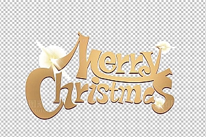 圣诞节素材PNG透明背景免抠图圣诞树老人雪花01289