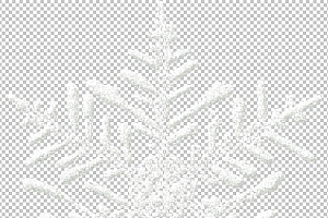 圣诞节素材PNG透明背景免抠图圣诞树老人雪花01320