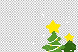 圣诞节素材PNG透明背景免抠图圣诞树老人雪花01636