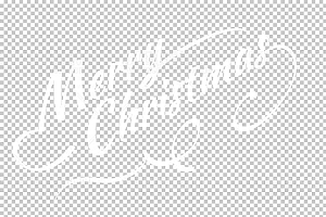 圣诞节素材PNG透明背景免抠图圣诞树老人雪花01763