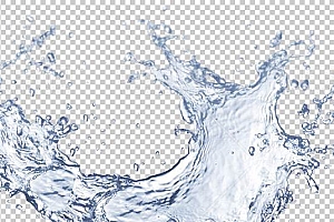 水透明背景PNG图水设计素材00004
