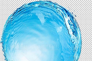 水透明背景PNG图水设计素材00047
