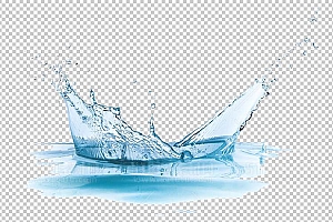 水透明背景PNG图水设计素材00108
