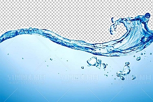 水透明背景PNG图水设计素材00152