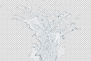 水透明背景PNG图水设计素材00172