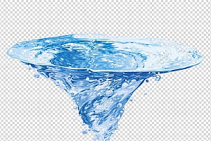 水透明背景PNG图水设计素材00221