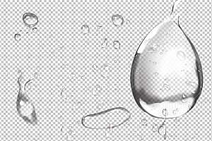 水透明背景PNG图水设计素材00223