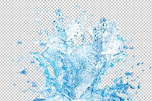 水透明背景PNG图水设计素材00233
