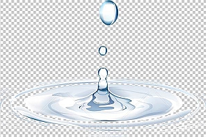 水透明背景PNG图水设计素材00240
