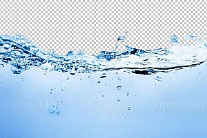 水透明背景PNG图水设计素材00269