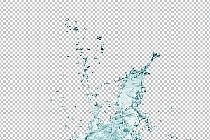 水透明背景PNG图水设计素材00276