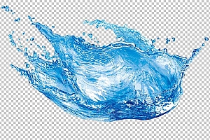 水透明背景PNG图水设计素材00329