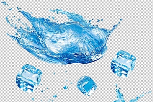 水透明背景PNG图水设计素材00355