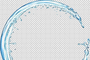 水透明背景PNG图水设计素材00368