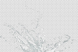 水透明背景PNG图水设计素材00372