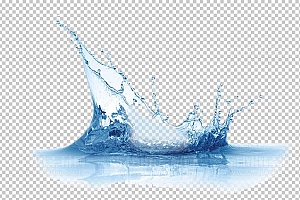水透明背景PNG图水设计素材00399