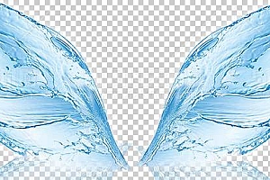 水透明背景PNG图水设计素材00417