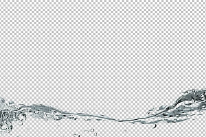 水透明背景PNG图水设计素材00425
