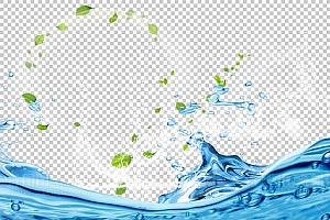 水透明背景PNG图水设计素材00503