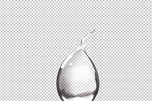 水透明背景PNG图水设计素材00507