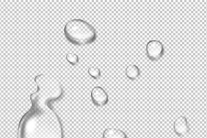 水透明背景PNG图水设计素材00553