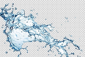 水透明背景PNG图水设计素材00587
