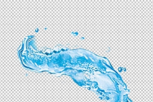 水透明背景PNG图水设计素材00634