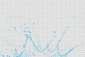 水透明背景PNG图水设计素材00658