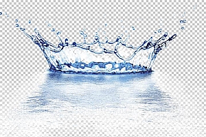 水透明背景PNG图水设计素材00684