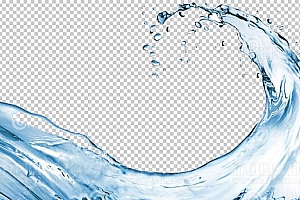 水透明背景PNG图水设计素材00687