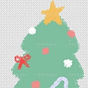 圣诞节素材PNG透明背景免抠图圣诞树老人雪花02119