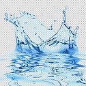 水透明背景PNG图水设计素材00746